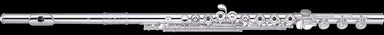 Miyazawa 958 Series BR958-2 Sterling Silver C Flute, 958 Silver MX-2 Headjoint
