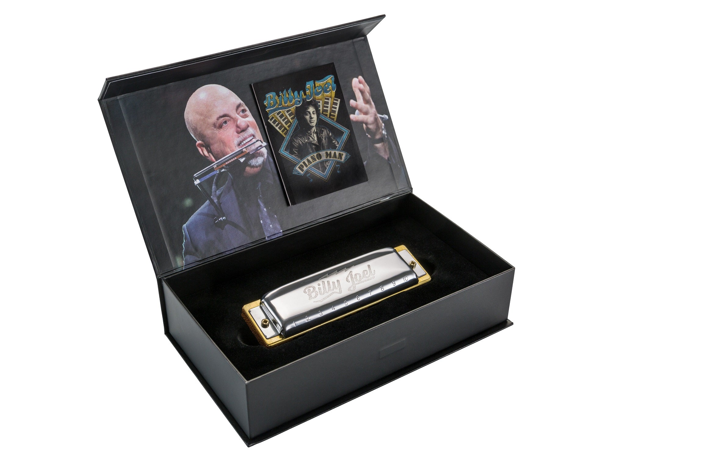 Hohner Billy Joel 簽名版10孔全音階口琴, C 調