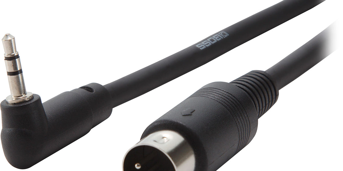 Adam Hall 3 STAR MIDI Kabel – 3 M, 5-polig, Schwarz, Für Studio & Bühne