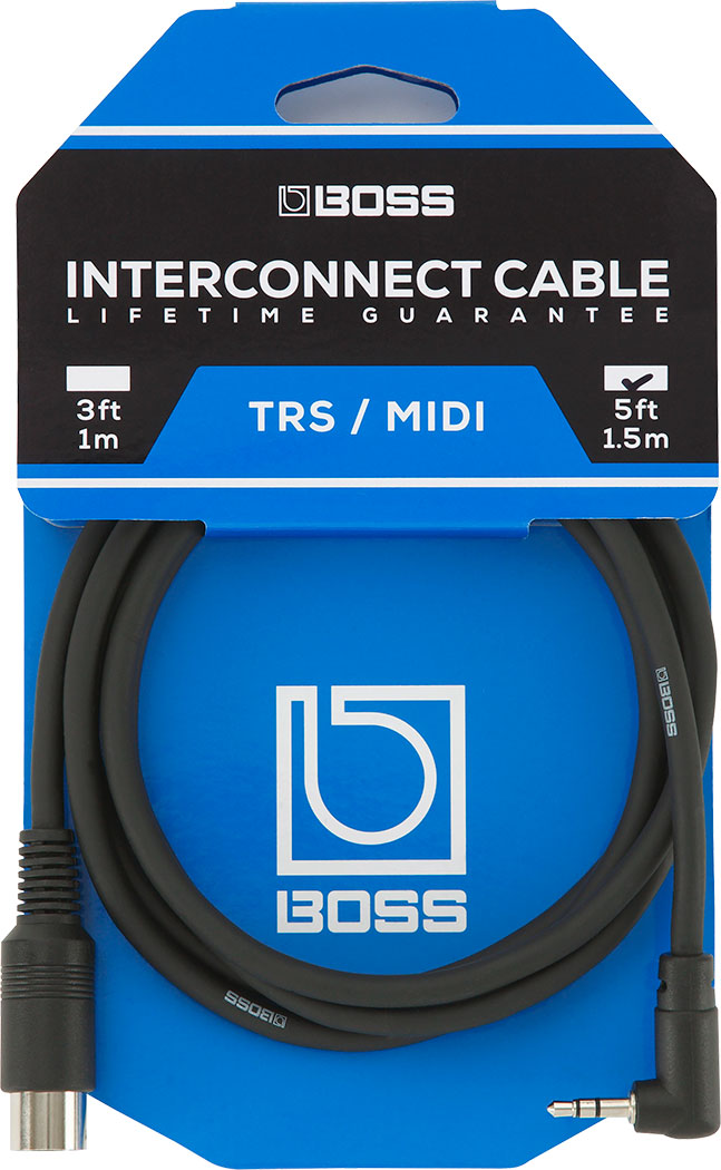 Boss BMIDI-5-35 MIDI Cable, 1.5 m