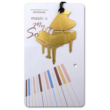 Bookmark Gold Grand Piano