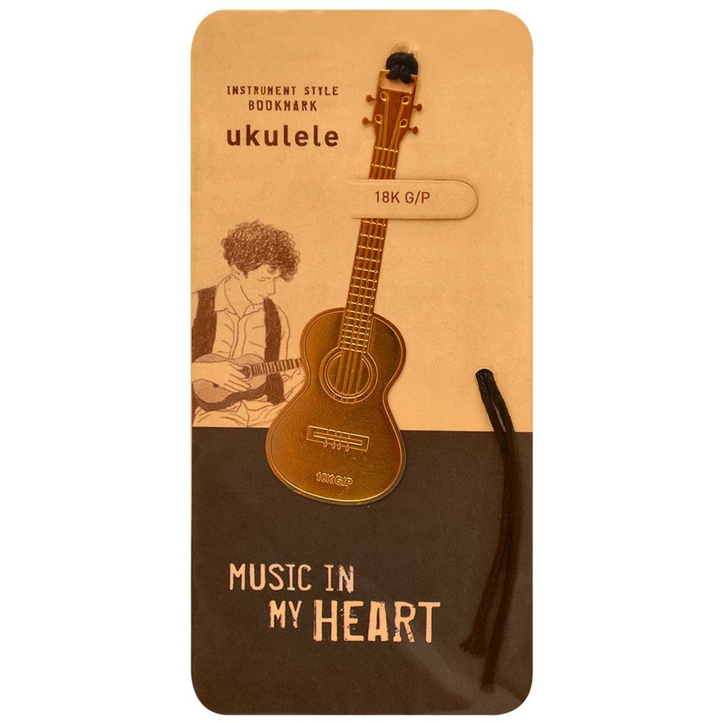 Bookmark Gold Ukulele