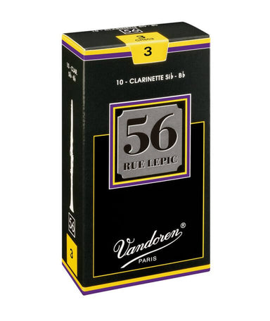 Vandoren 56 Rue Lepic Series Bb Clarinet Reeds, 10pcs box