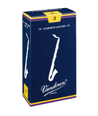 Vandoren Traditional Series Alto Clarinet Reeds, 10pcs box