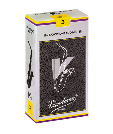 Vandoren V12 Series Eb Alto Saxophone Reeds, 10pcs box