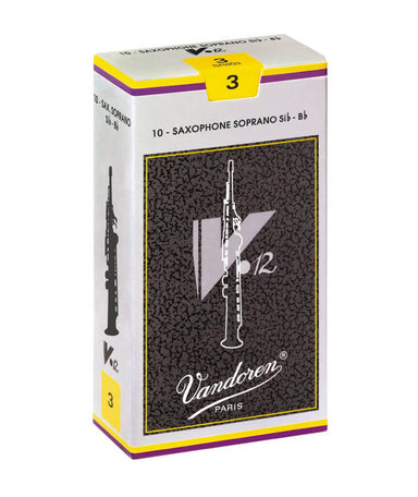 Vandoren V12 Series Bb Soprano Saxophone Reeds, 10pcs box