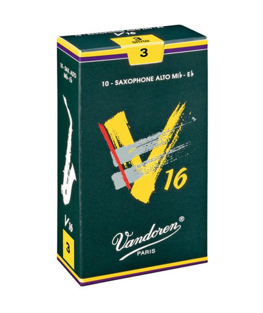 Vandoren V16 Series Eb Alto Saxophone Reeds, 10pcs box