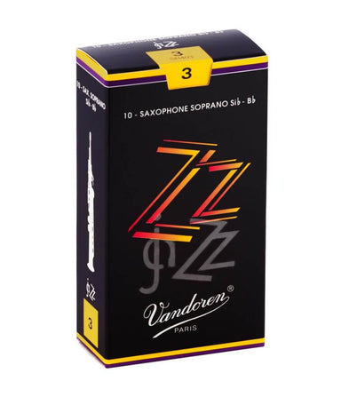 Vandoren ZZ Series Bb Soprano Saxophone Reeds, 10pcs box