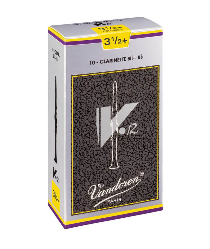 Vandoren V12 Series Bb Clarinet Reeds, 10pcs box