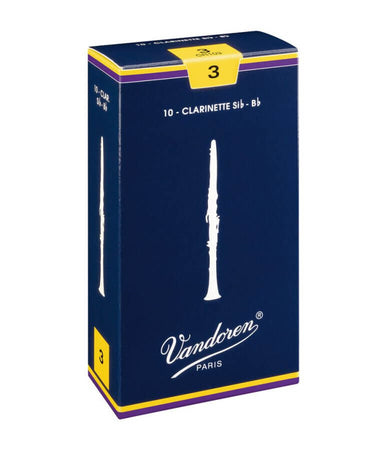 Vandoren Traditional Series Bb Clarinet Reeds, 10pcs box