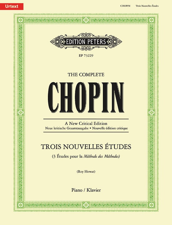 Chopin: Trois Nouvelles Études (Piano) Urtext