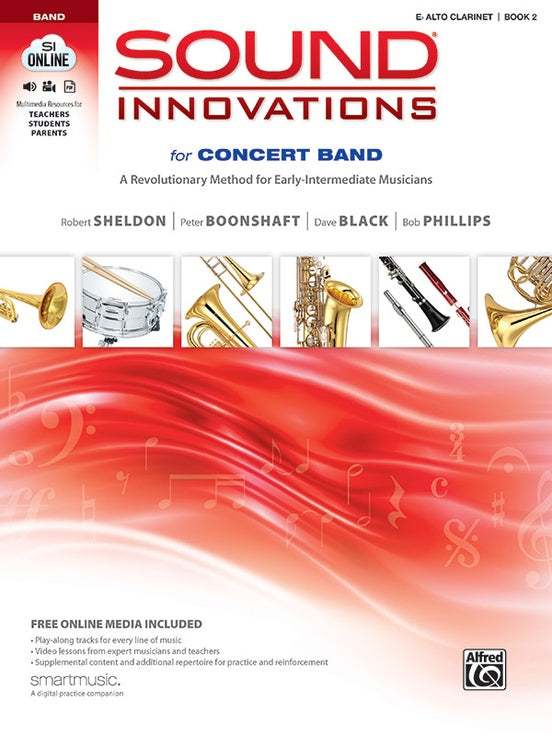 Sound Innovations for Concert Band, Book 2, E-flat Alto Clarinet Book, CD & DVD