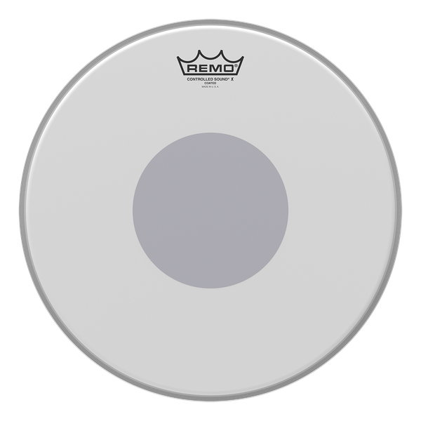REMO 13" Controlled Sound X Coated Black Dot Drum Head