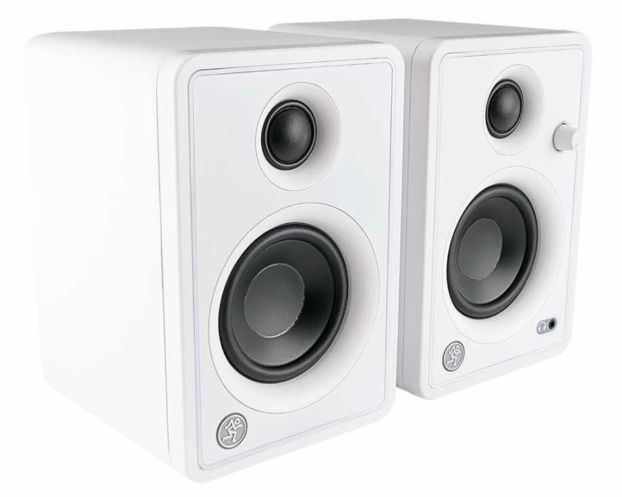 Mackie  CR3-XBT Arctic White 3" Multimedia Monitors with Bluetooth®