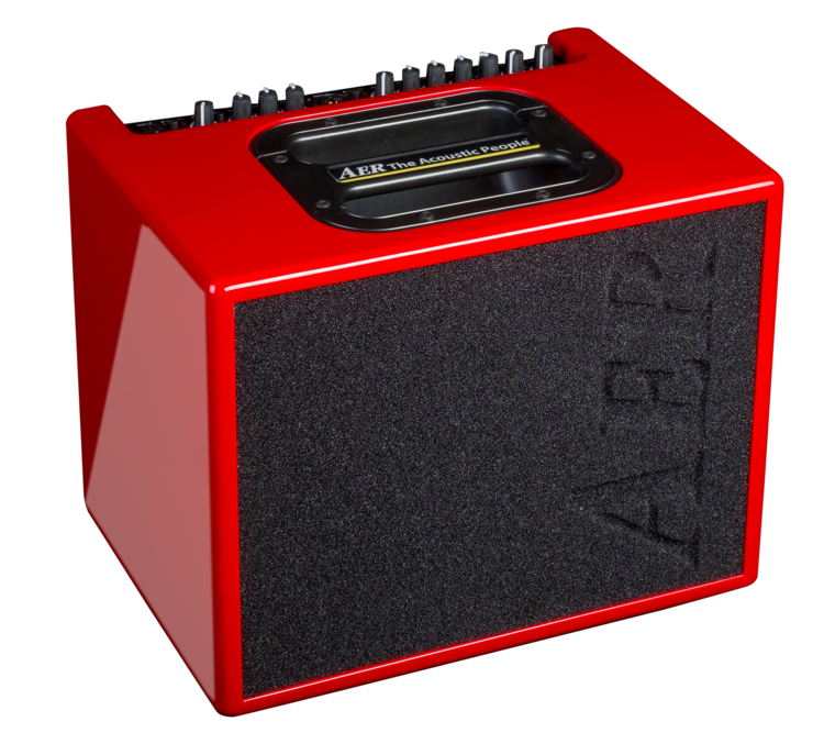 AER Compact 60_4 Acoustic Guitar Amplifier, High Gloss Red