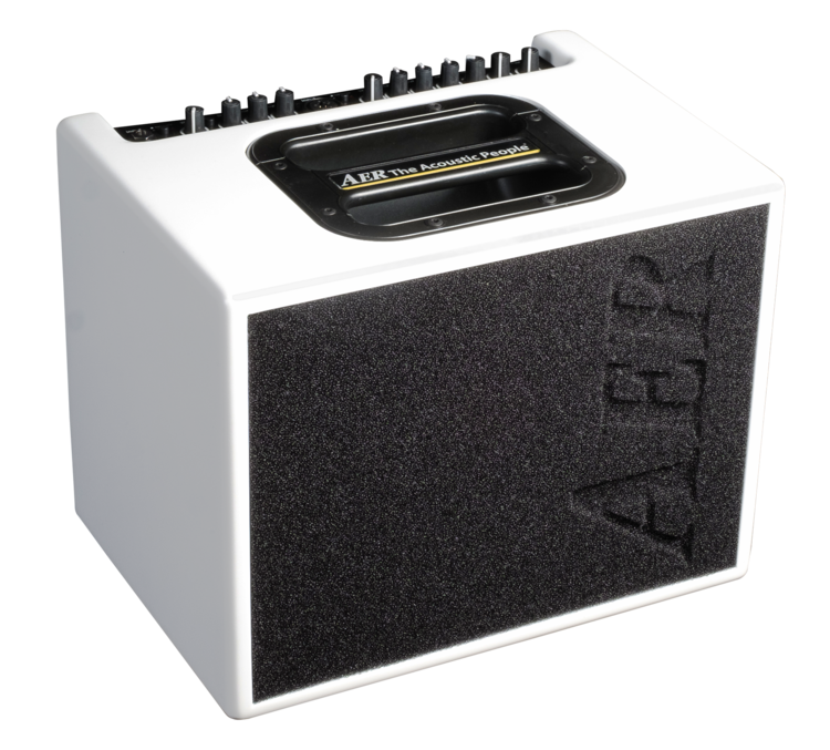 AER Compact 60_4 Acoustic Guitar Amplifier, White Matte