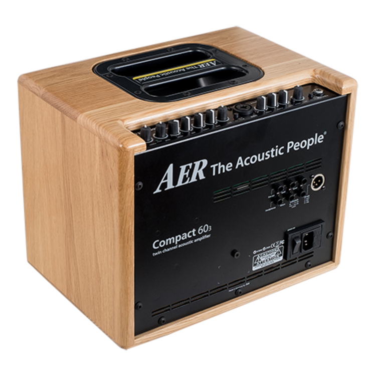 AER Compact 60_4 Acoustic Guitar Amplifier, Oak