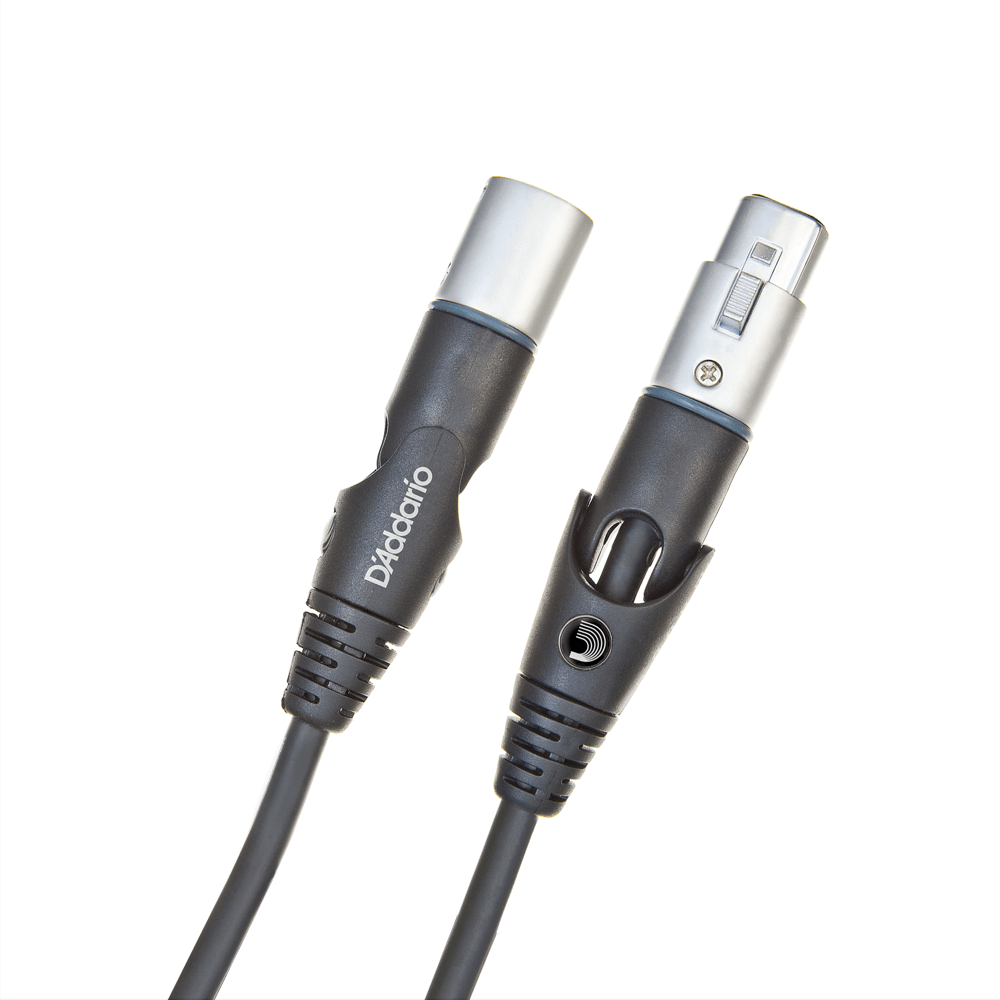 D'ADDARIO Custom Series Microphone Cable XLR male - XLR female w/ Swivel Connectors (10, 25ft.)