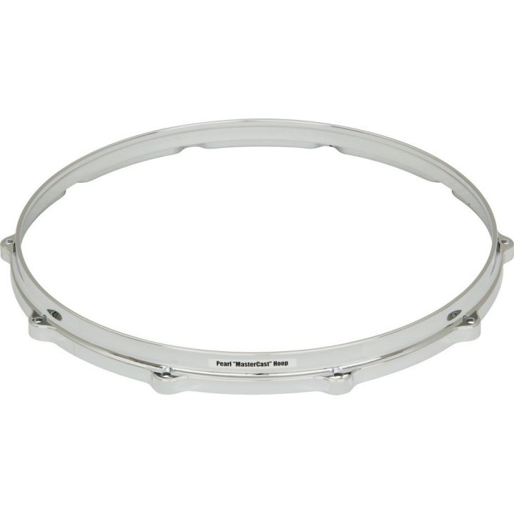 PEARL 14" MasterCast Die Cast Hoop - 10 holes (Chrome)