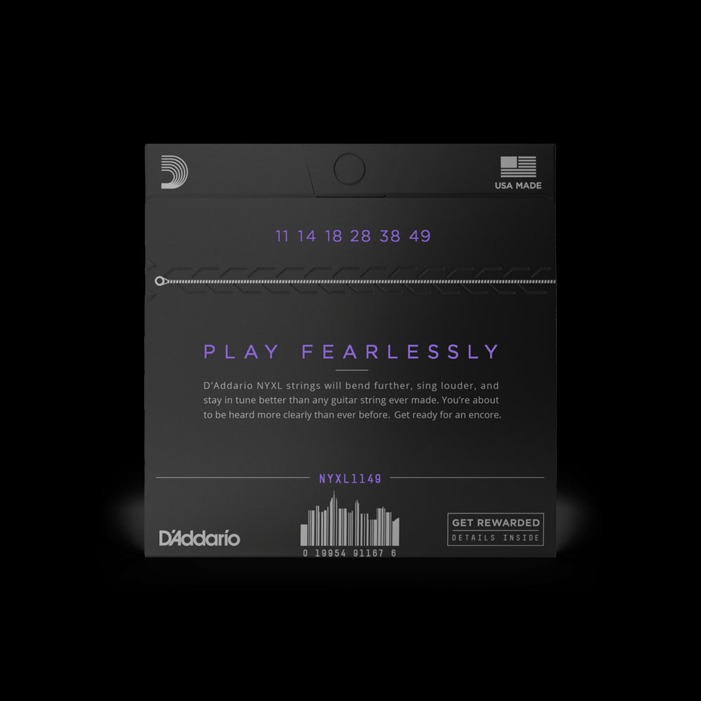 D'Addario, NYXL1149,Medium Set, 電結他弦線