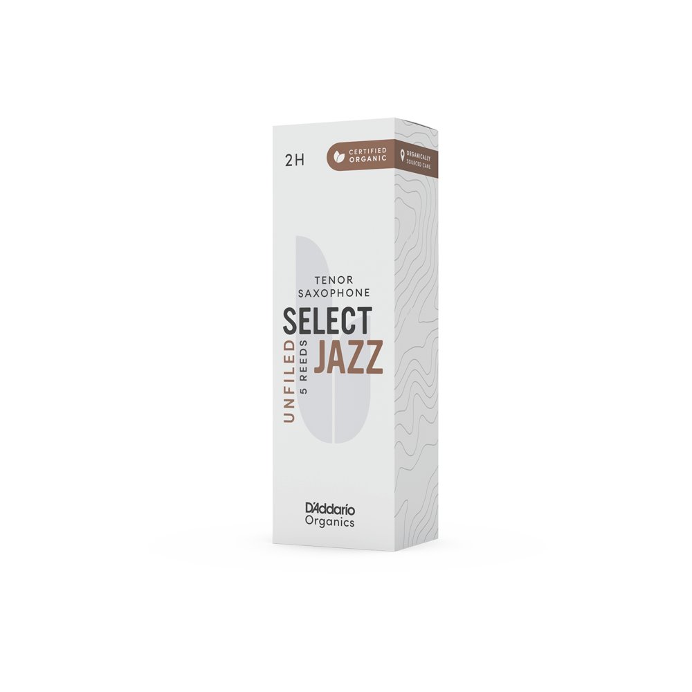 D'addario Organic Select Jazz Unfiled Bb Tenor Saxophone Reeds