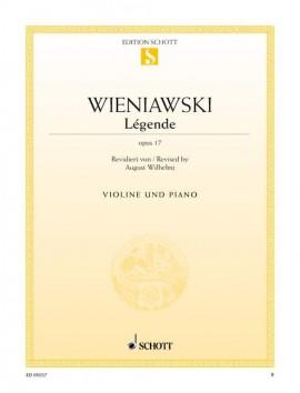Wieniawski-Legende-Op17-For-Violin-and-Piano