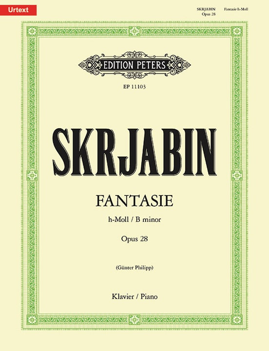 Scriabin: Fantasie in B minor Op. 28 (Piano)