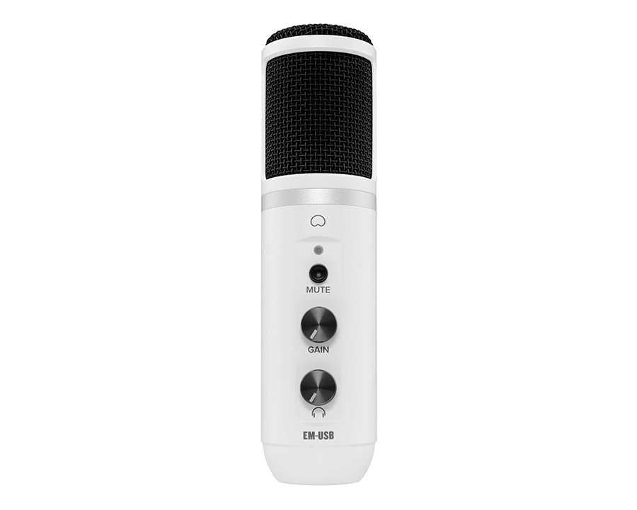 Mackie EM-USB Arctic White USB Condenser Microphone