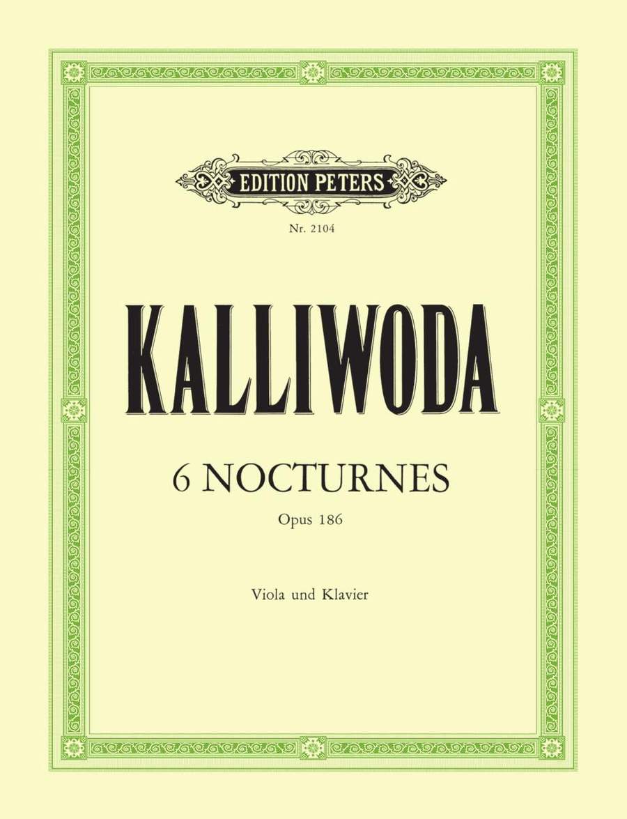 Kalliwoda: 6 Nocturnes Op. 186 for Viola and Piano