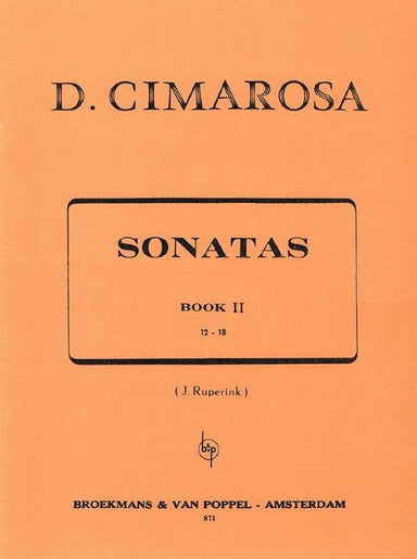 Cimarosa Sonatas Vol.2 No.12-18 For Piano