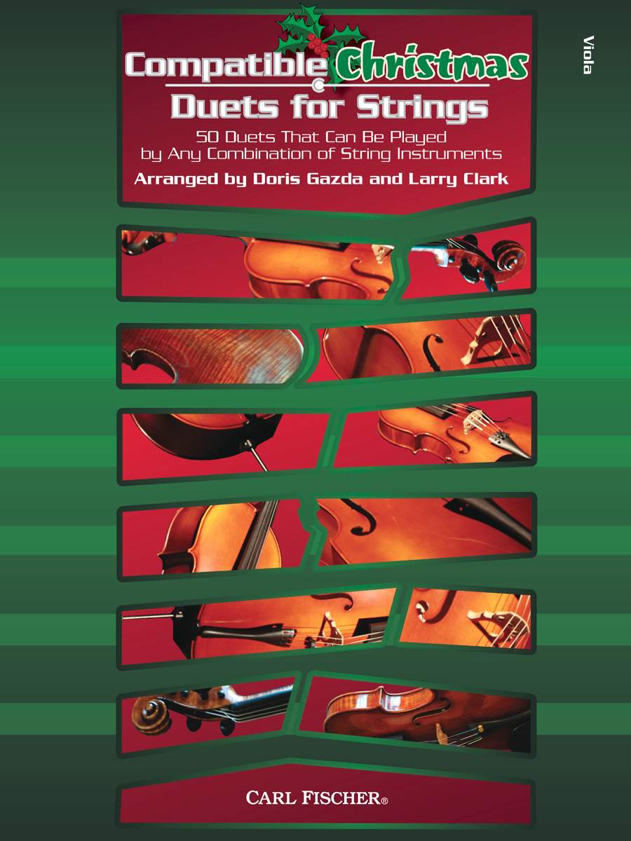 Compatible Christmas Duets for Strings (Viola) - 50 Duets Can Be Played by Any Combination of String Instruments