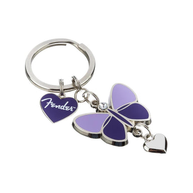 Fender Butterfly Key Chain Purple