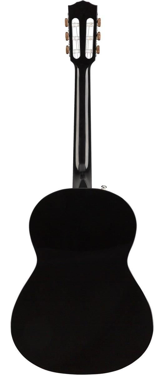 Fender Classic Design CN-60S Concert Nylon 6-String Acoustic Guitar (Black) - Acoustic Guitar 木結他