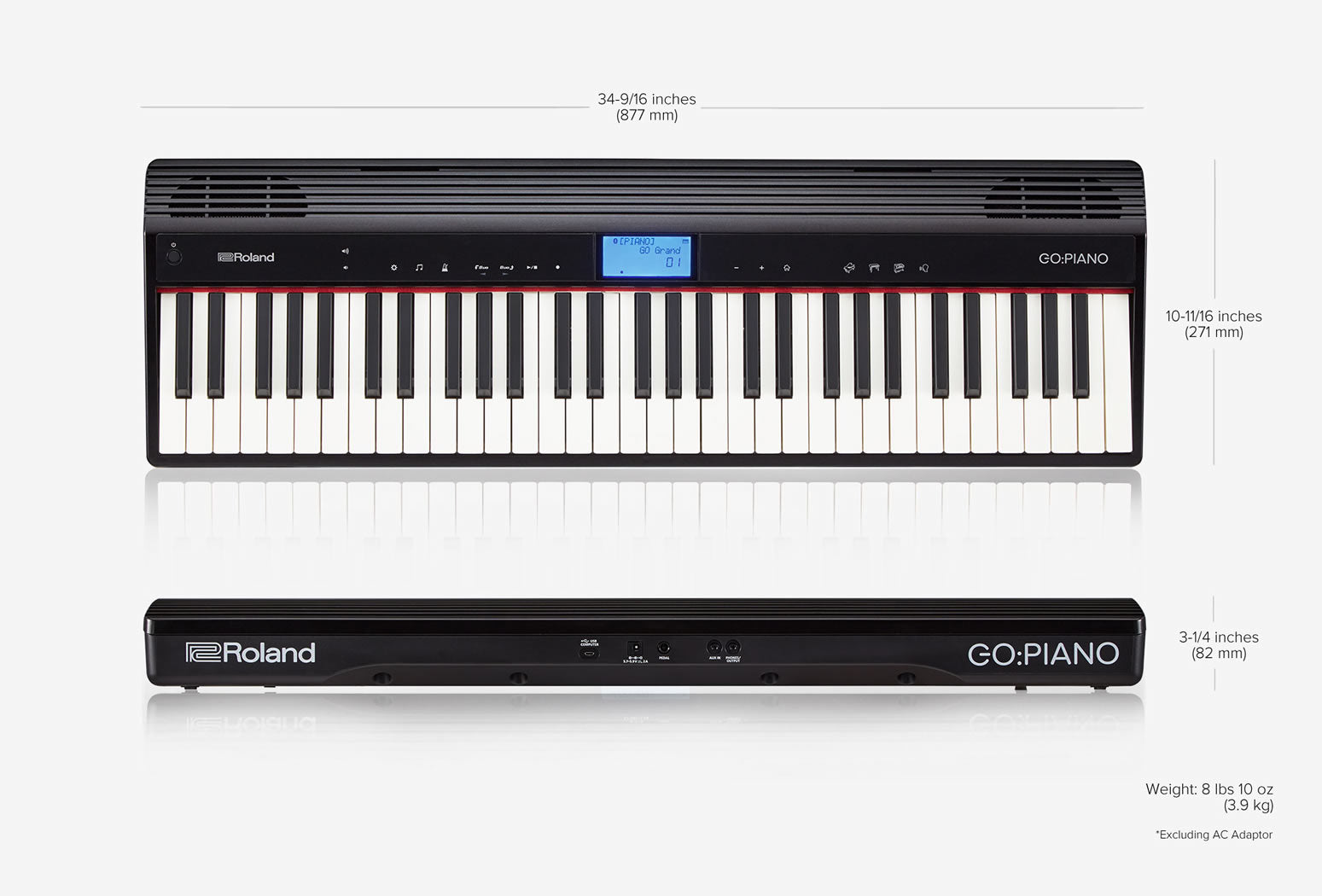Roland GO:PIANO Digital Piano (GO-61P)