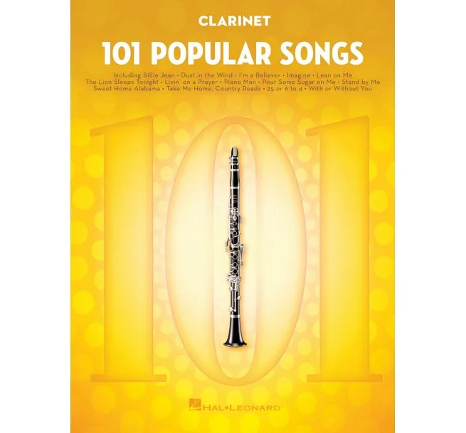 101 POPULAR SONGS (Clarinet) 101流行金曲單簧管譜