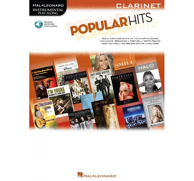 POPULAR HITS (Clarinet) +Audio Access 流行金曲單簧管譜附伴奏音頻網址