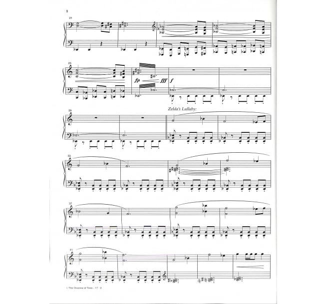 薩爾達傳說 The Legend of Zelda Symphony of the Goddesses: Piano Solos 鋼琴譜