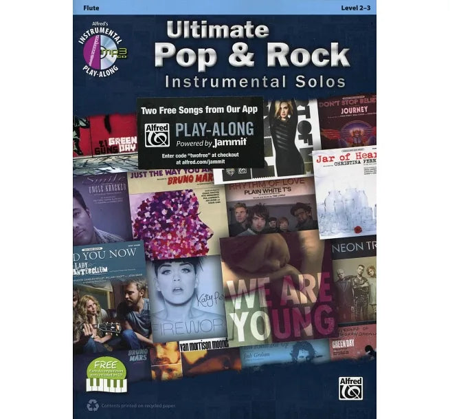 ULTIMATE POP & ROCK Instrumental Solos (Flute) +CD 終極流行與搖滾長笛獨奏附伴奏CD