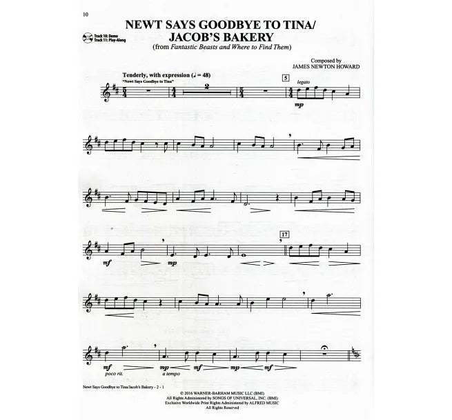 HIT MOVIE & TV Instrumetal Solos (Clarinet) +CD 熱門電影與劇集單簧管譜附伴奏CD