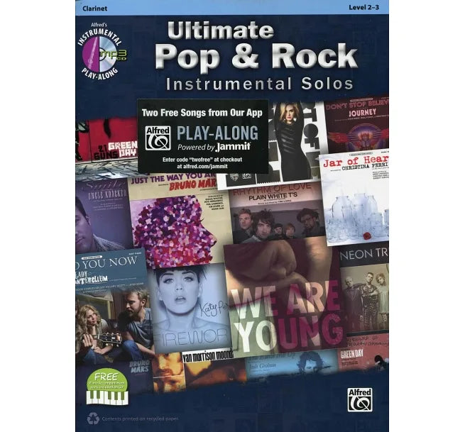 ULTIMATE POP & ROCK Instrum.Solos (Clarinet) +CD 終極流行與搖滾單簧管獨奏附伴奏CD
