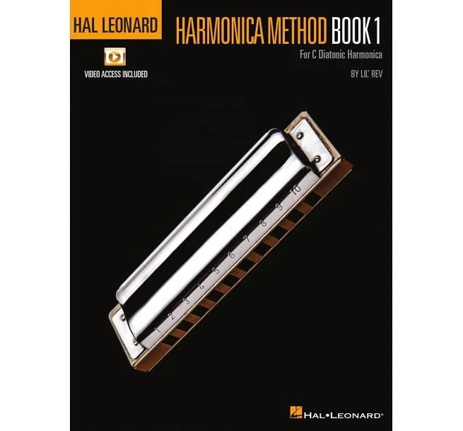 HARMONICA METHOD Book 1 For C Diatonic Harmonica (Video Access Included) 口琴教學譜1附線上影片網址