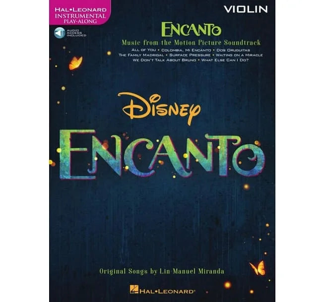 Disney ENCANTO (Violin) +Audio Access 迪士尼電影<奇幻魔法屋>原聲帶小提琴譜附伴奏音頻網址