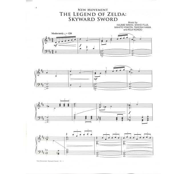 薩爾達傳說 The Legend of Zelda Symphony of the Goddesses (Supplemental Edition): Piano Solos 鋼琴譜