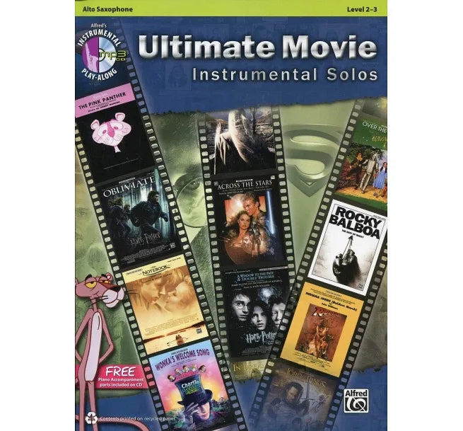 ULTIMATE MOVIE Instrumental Solos (Alto Sax) +CD 終極電影精選中音色士風獨奏附伴奏CD