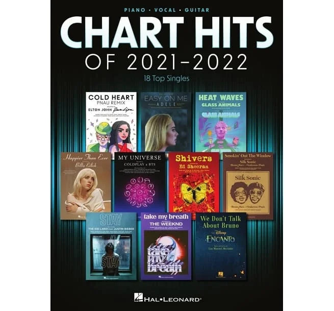CHART HITS OF 2021-2022 (P/V/G) 2021-2022流行金曲選鋼琴譜