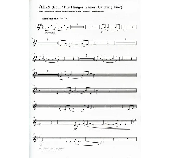 GuestSpot/BIG FILM HITS (Clarinet) +Download Card 電影熱銷金曲選單簧管譜附音檔下載卡