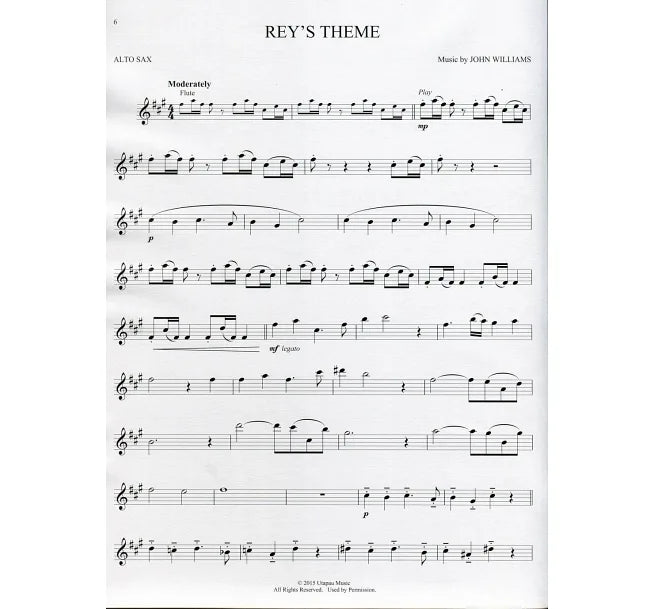 STAR WARS THE FORCE AWAKENS Alto Sax