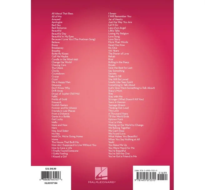 101 Hit Songs For Tenor Sax 101首熱門金曲次中音色士風譜