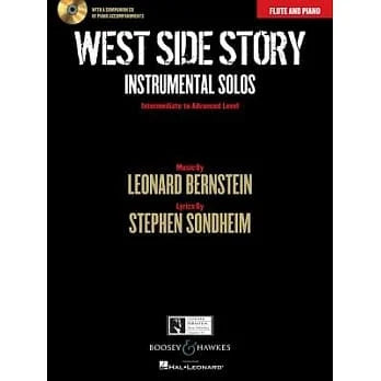 West Side Story Instrumental Solos: Intermediate to Advanced Level: Flute and Piano
