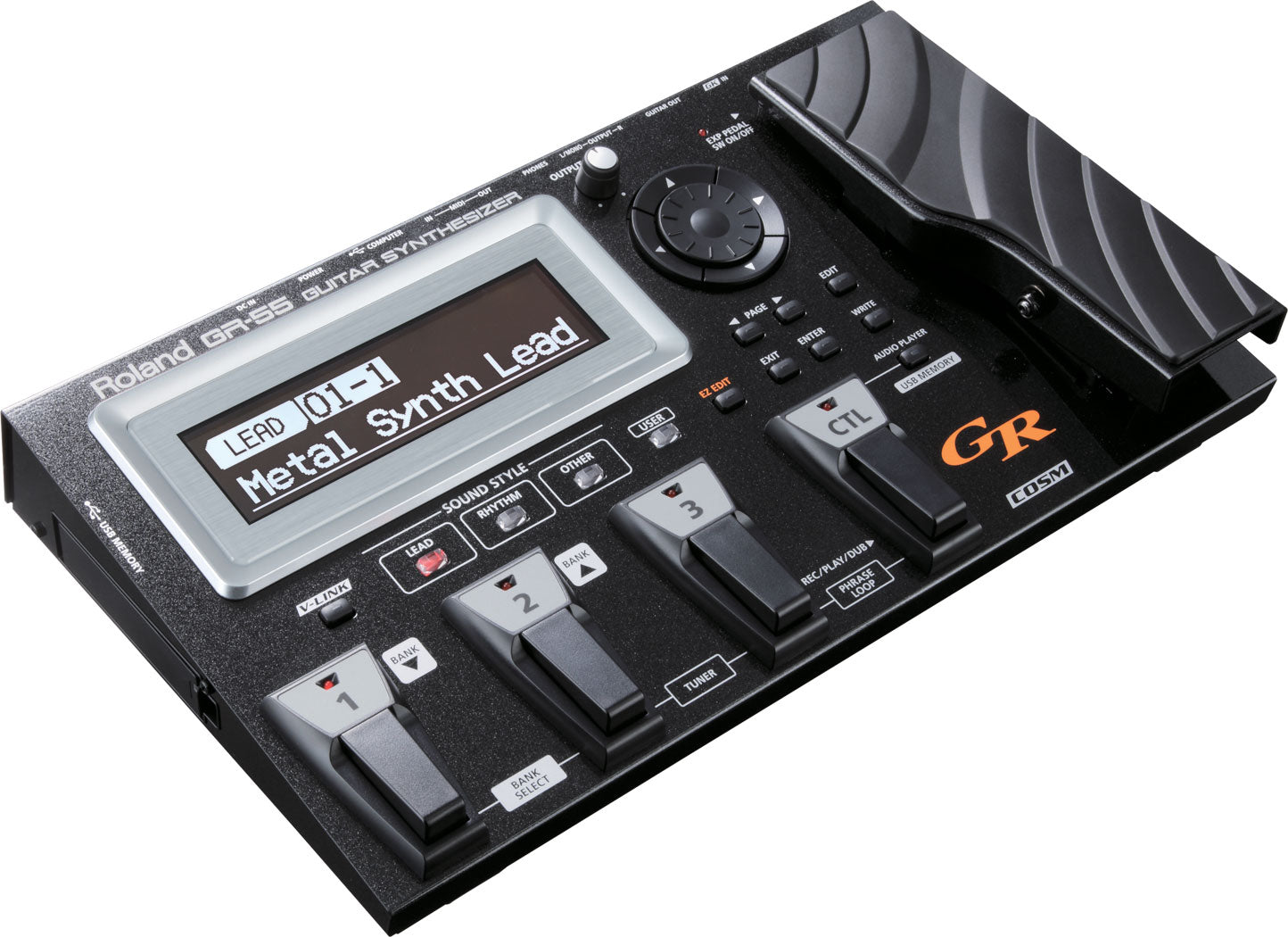 Roland GR-55BK 新品 完備品 保証付 Roland GR-55 Guitar Synthesizer 結他合成器 — Tom Lee Music